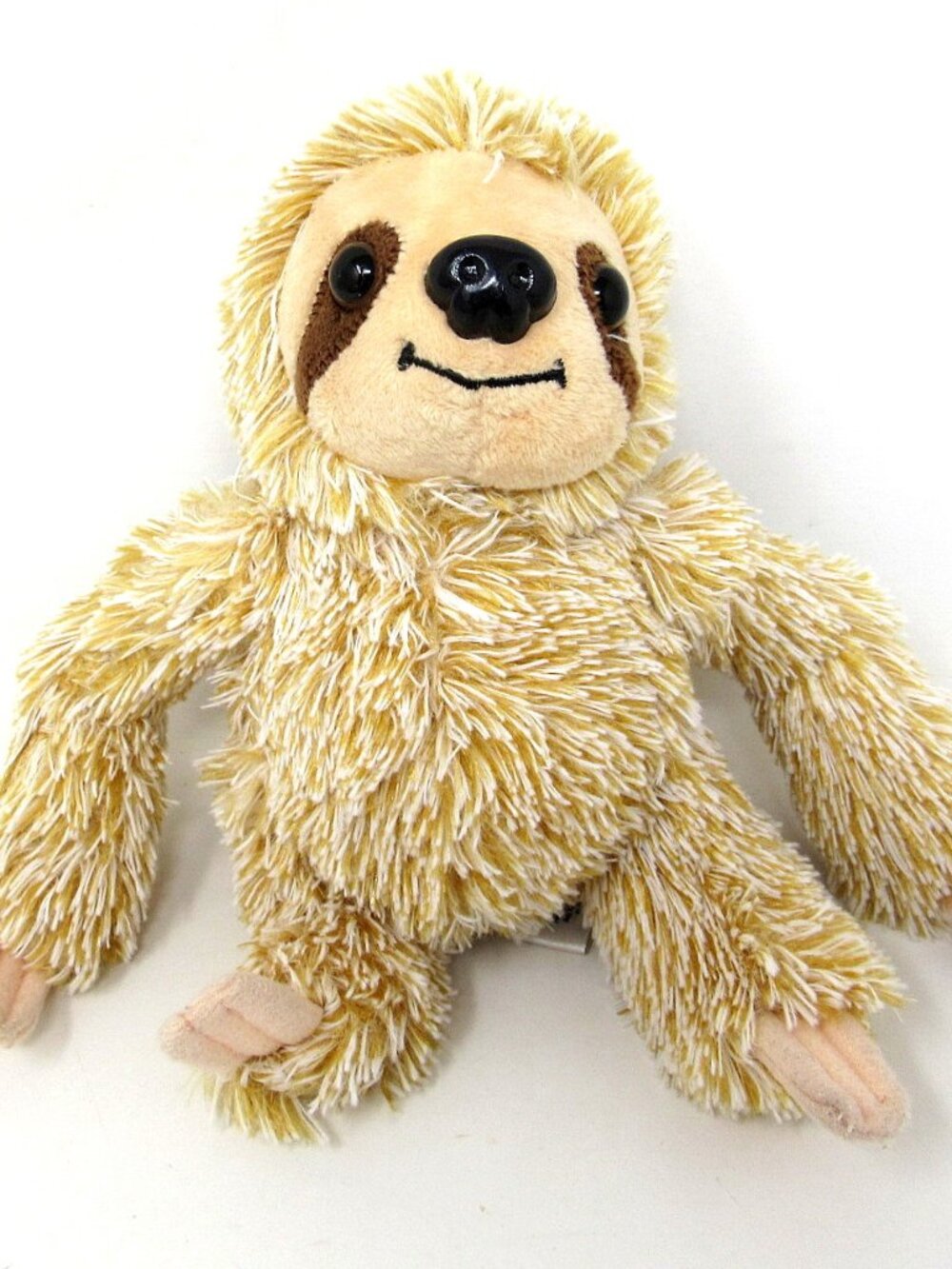 Three Toed Sloth Plush Orbi 7 inch Baby Stuffed Animal Blonde Soft Perfect Clean
